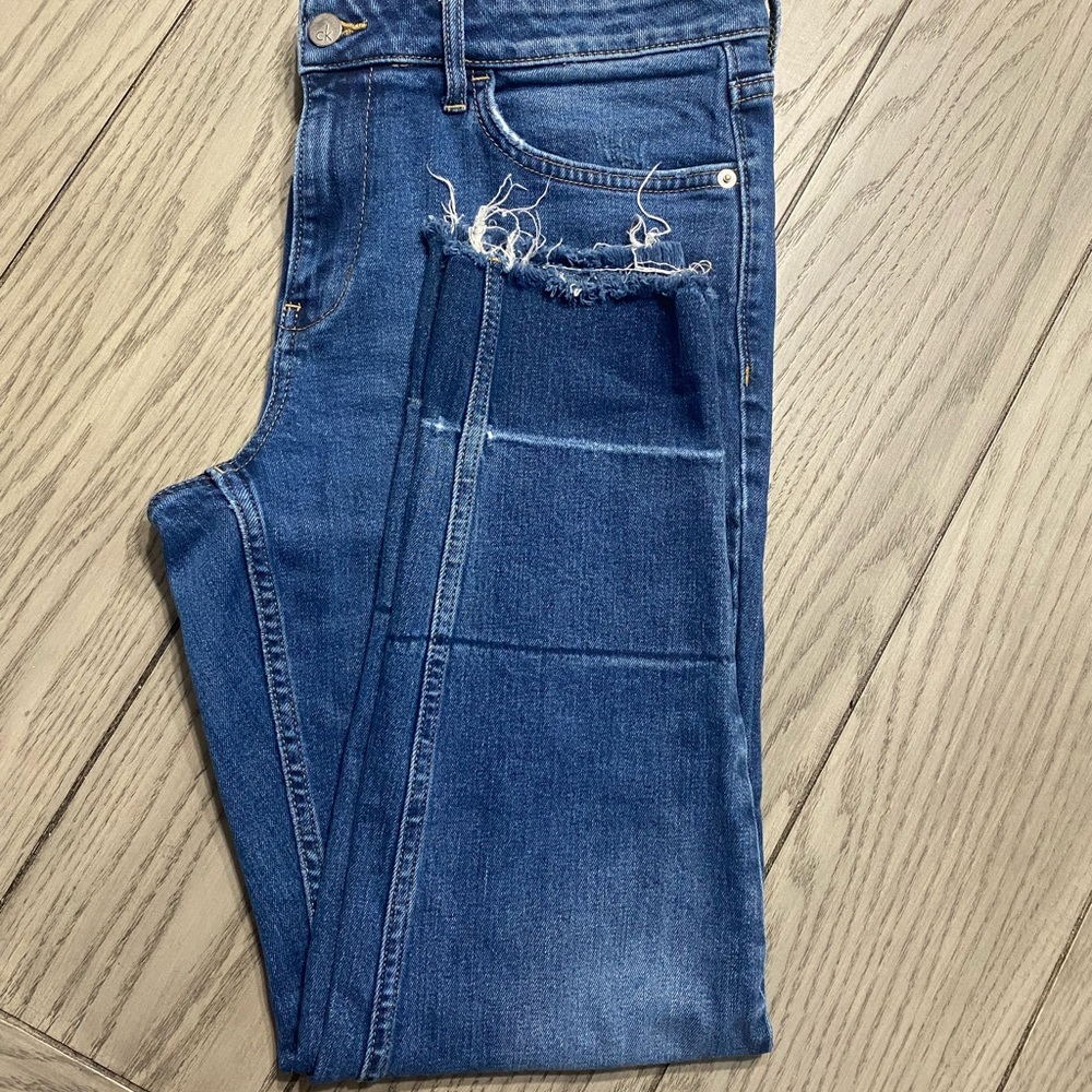 Calvin Klein ankle skinny jeans